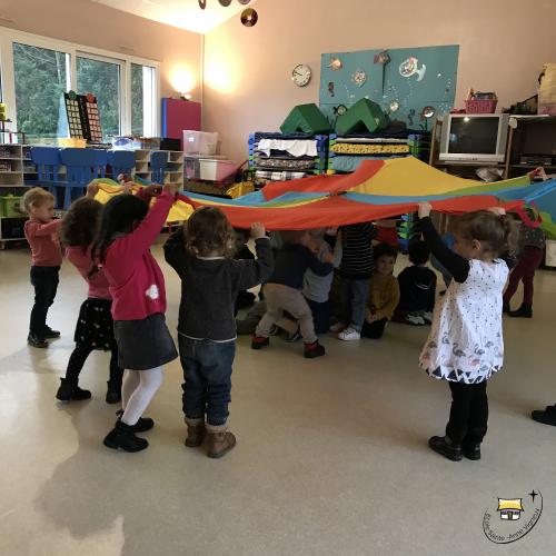 Apprendre à vivre ensemble avec le parachute !